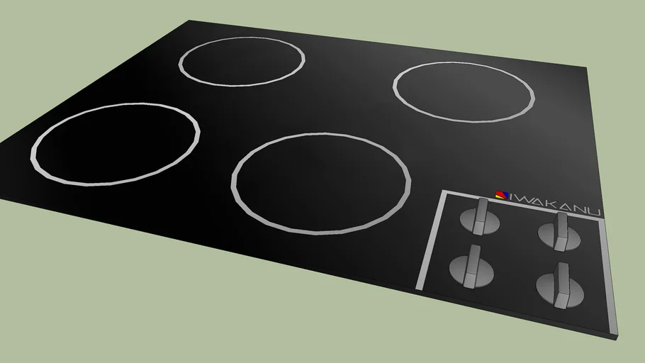 Iwakanu Slickline 4 burner electric cooktop