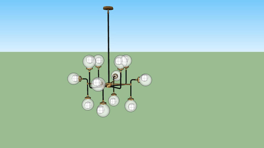 Luminaria Araña New York 3D Warehouse