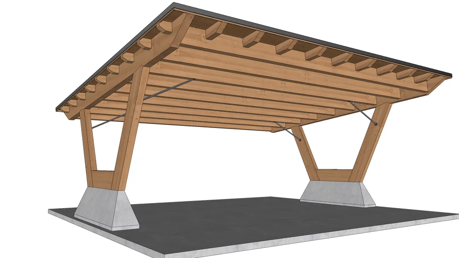 Carport_01 | 3D Warehouse