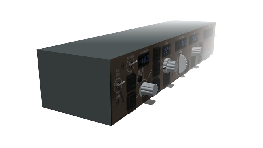 Boeing 747 MCP (Mode Control Panel) 3D Warehouse