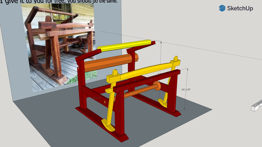 Loom, Rocking Reed 3D Warehouse