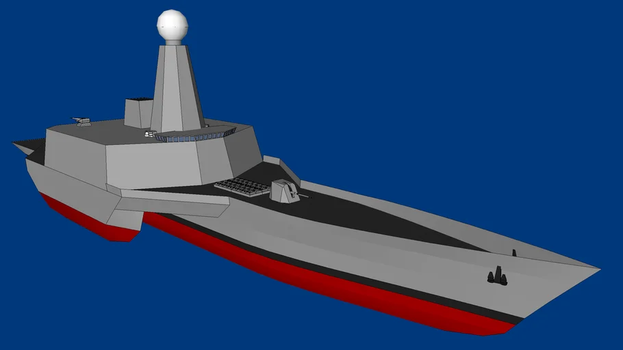 RN Small Future Surface Combatant: DERA Trimaran Frigate | WIP