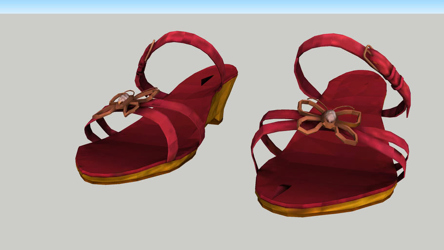 Women's slippers 3D Warehouse