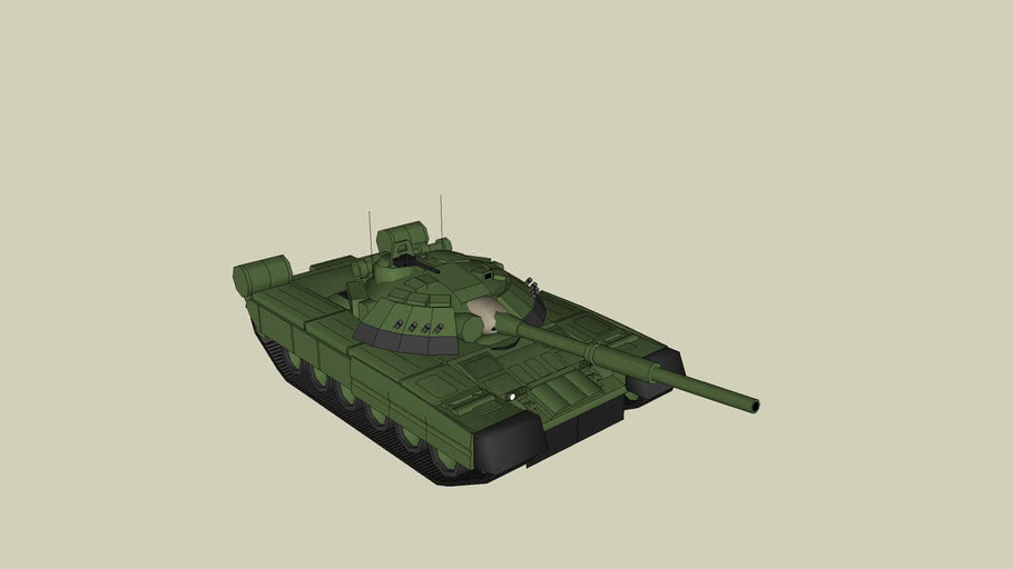 T-80U Main Battle Tank | 3D Warehouse