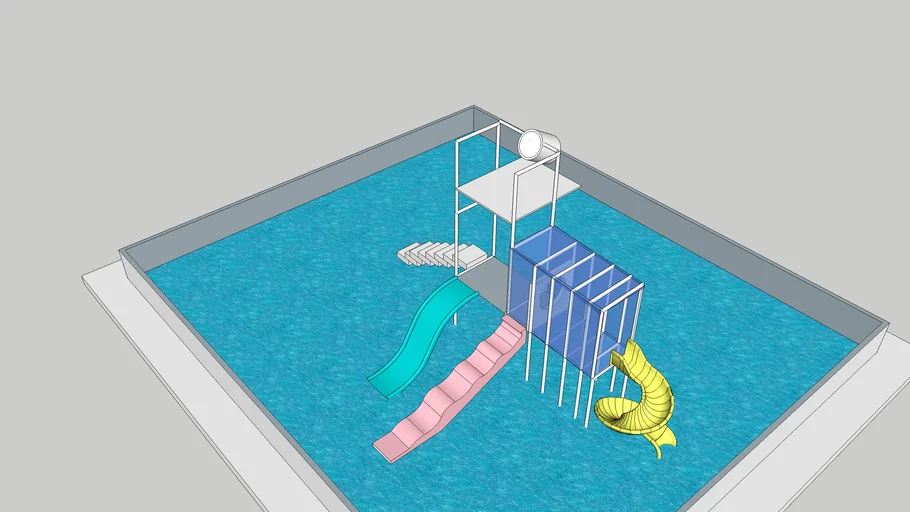 slide for kids (perosotan) taman bermain air | 3D Warehouse