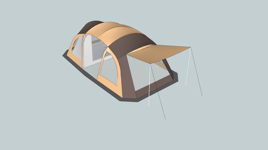 Ogawa Campal Velero 5 Tent. | 3D Warehouse