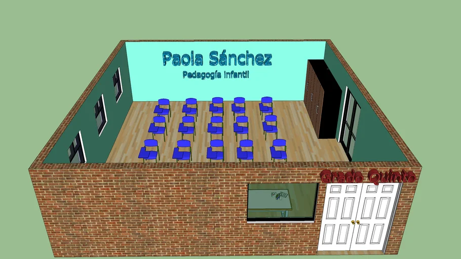 salón de clases 3D Warehouse