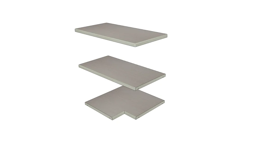 Warm Beige Porcelain Copings 596 × 295 with 20mm Pencil Round Edge | 3D ...