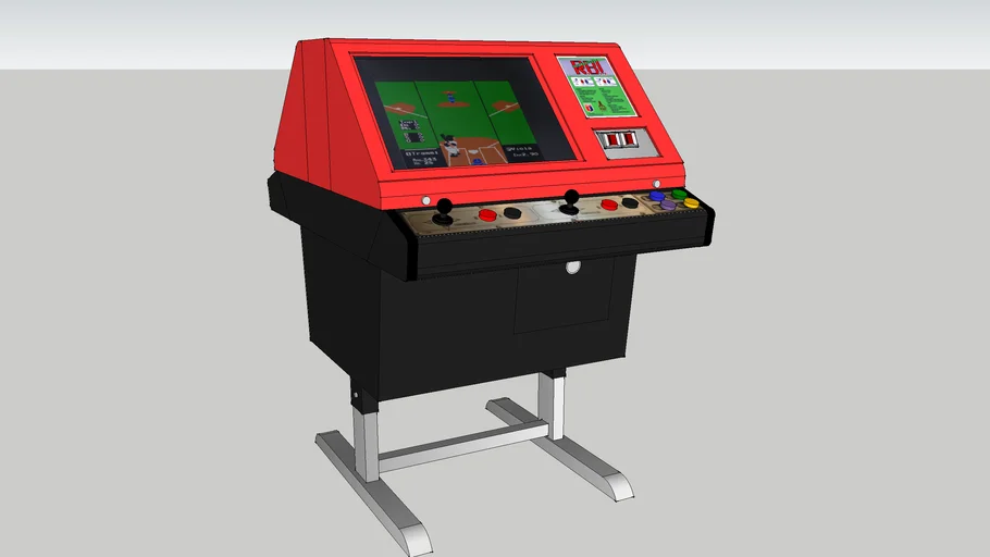 Nintendo Red Tent arcade game | 3D Warehouse
