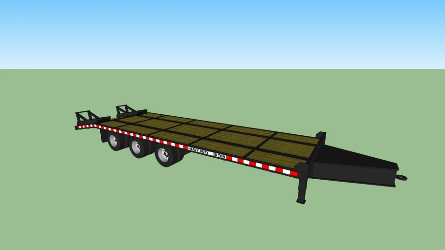 Pintle hitch trailer 3D Warehouse