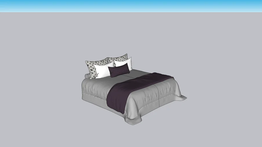 Cama casal completa - - 3D Warehouse