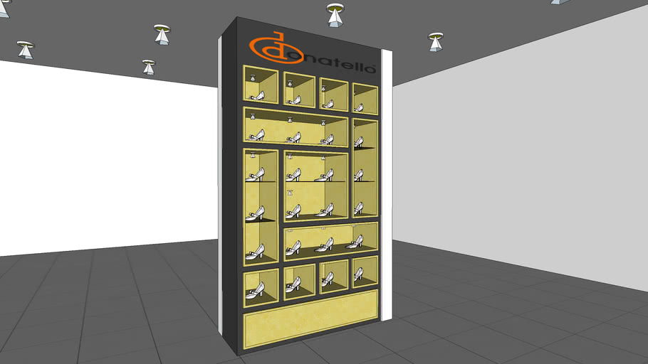 Shoes Rack 3D Warehouse