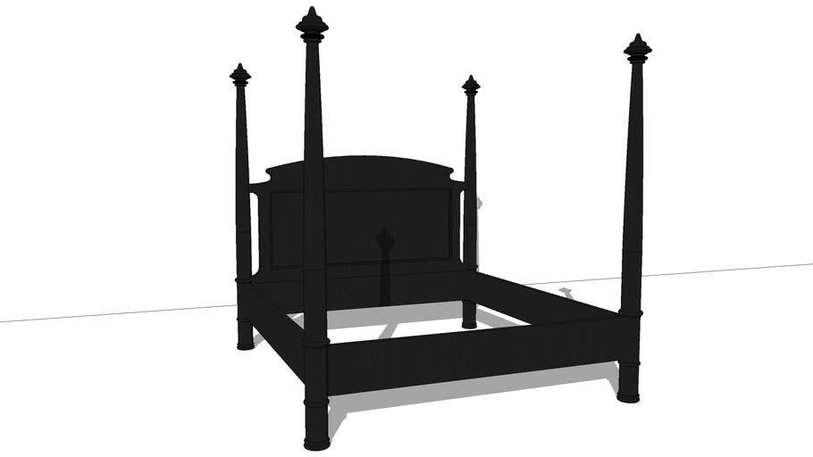 DOUGLASS KING BED 3D Warehouse