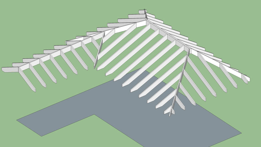 Simple Roof Framing | 3D Warehouse