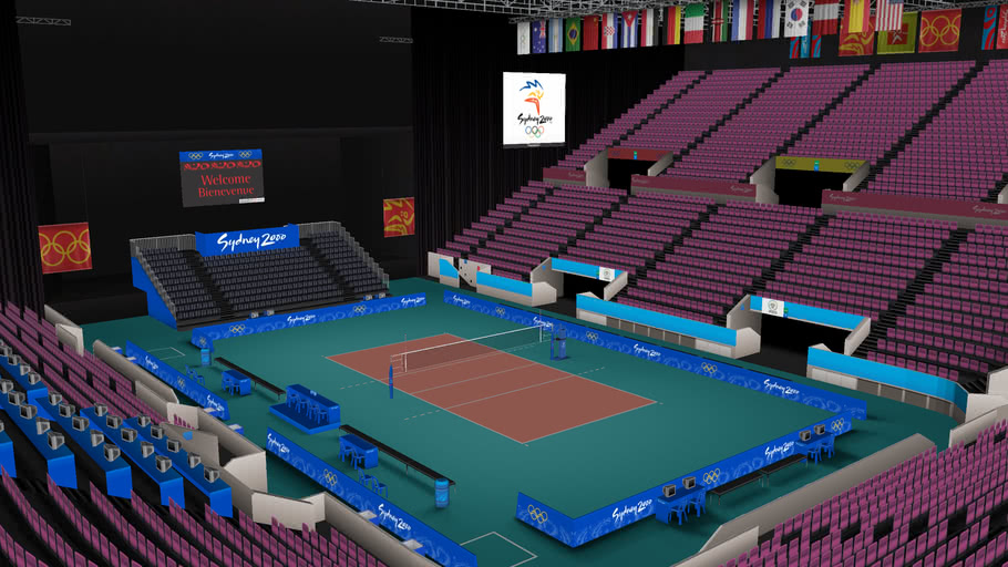 Sydney Entertainment Centre Sydney 2000 Volleyball Venue 3D Warehouse