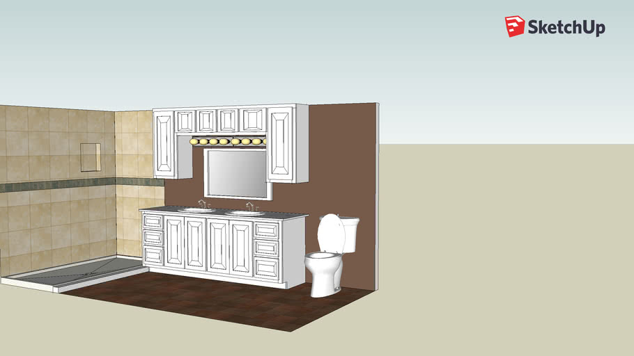 BATHROOM LAYOUT 3D Warehouse