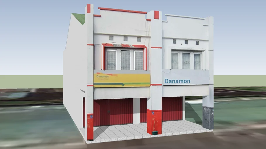 Bank Danamon-Jatiland Ruko No 23,24-Ternate | 3D Warehouse