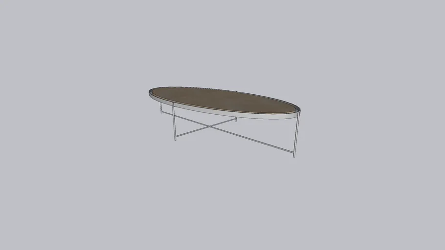 OVAL COFFEE TABLE