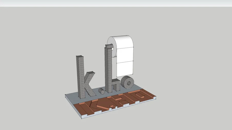KHO's toilet paper holder 3D Warehouse