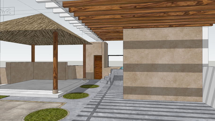 skp palapa 3D Warehouse