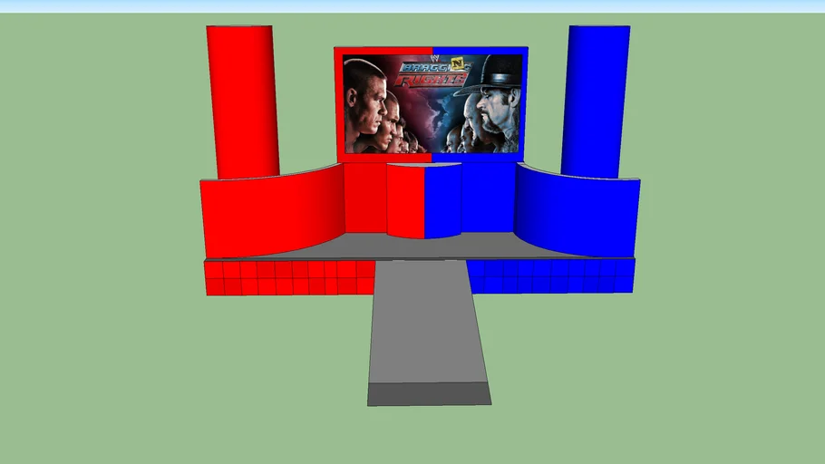 Wwe Bragging Rights Stage 3d Warehouse 4595