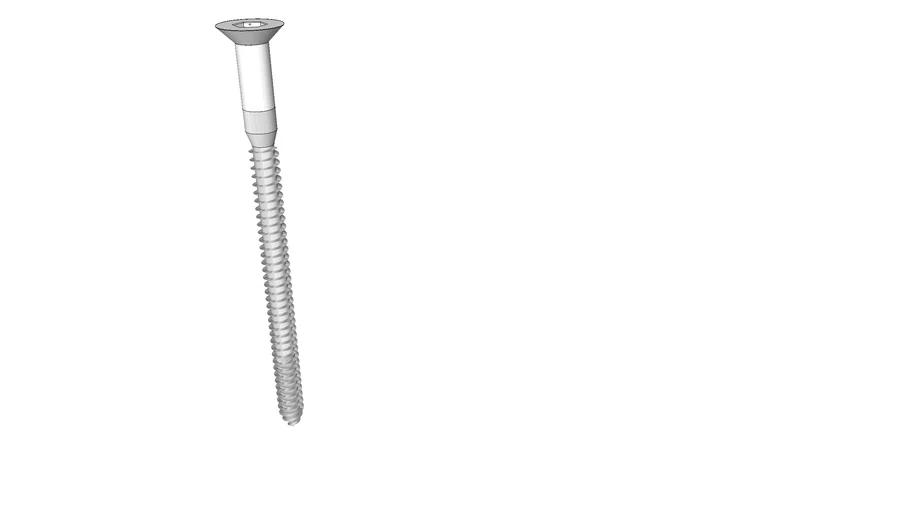 m10-coach-screw-countersunk-3d-warehouse