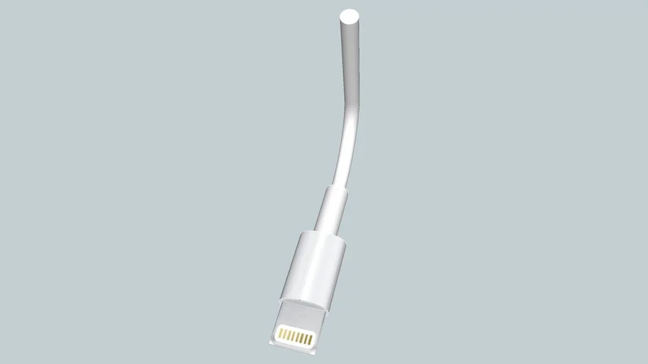 Apple Lightning Cable End 3D Warehouse