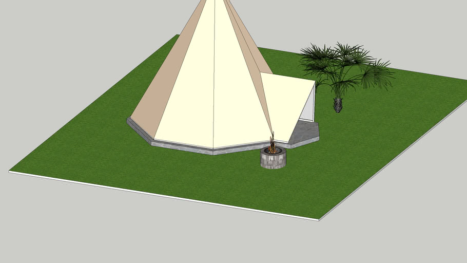 Tenda Tipi Gelert Navajo 10 Persone, Stile Tenda Indiana, Per Campeggio E Festival