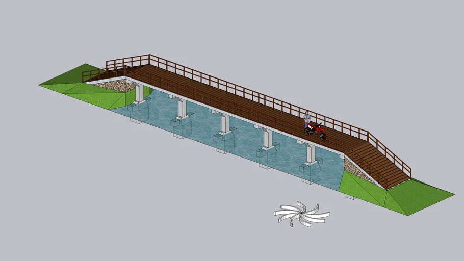 Jembatan Sederhana 3d Warehouse 6125