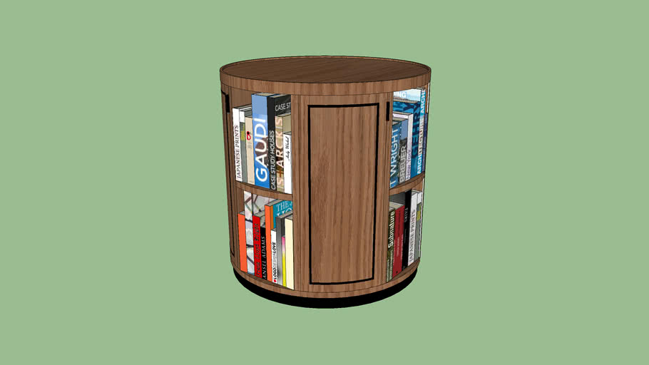 Revolving Round Bookcase 3D Warehouse