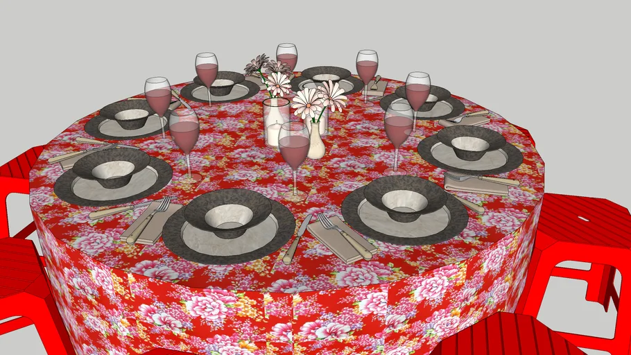 dining table   餐桌     辦桌    吃喜酒