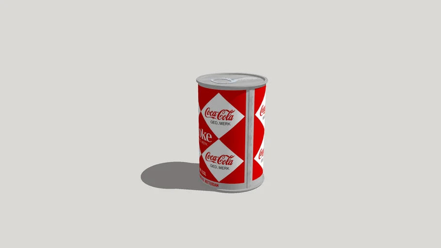 old-dutch-coca-cola-can-33-cl-12-fl-oz-3d-warehouse