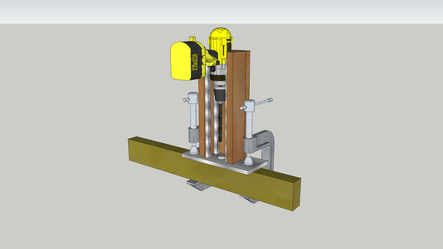 Drill stand design (DIY) 3D Warehouse