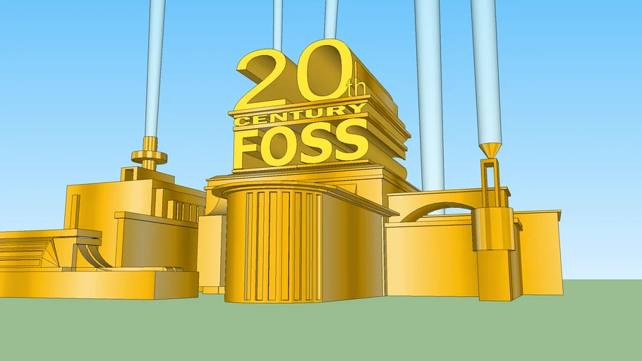 20th Century Foss Logo (Edited Version) | 3D Warehouse