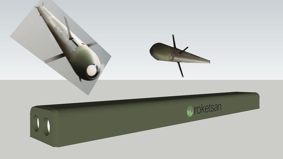 ALTERNATIVE CIRIT 2.75” MISSILES POD FOR ATAK T 129 HELICOPTERS | 3D ...
