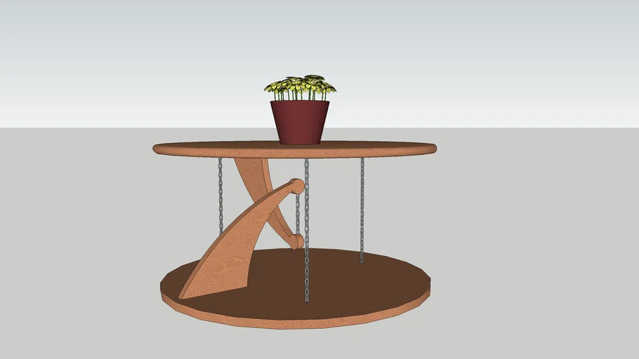 free floating table 3D Warehouse