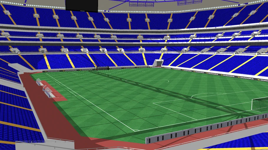 estadio de futbol minecraft