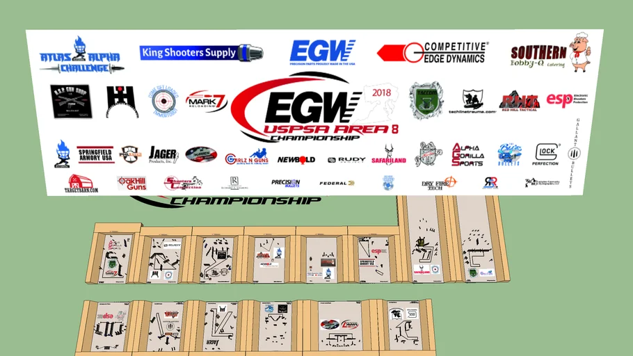 EGW 2018 USPSA Area 8 Championship | 3D Warehouse