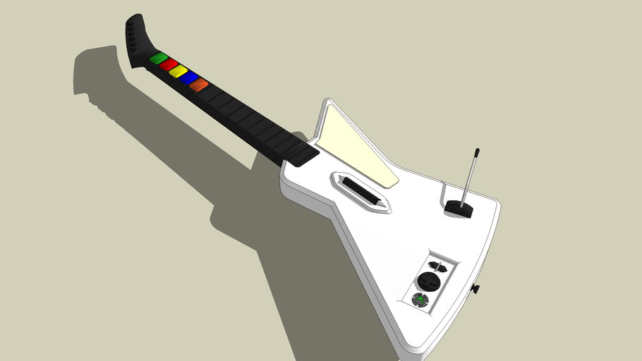 Guitar Hero 2 Controller 3D Warehouse