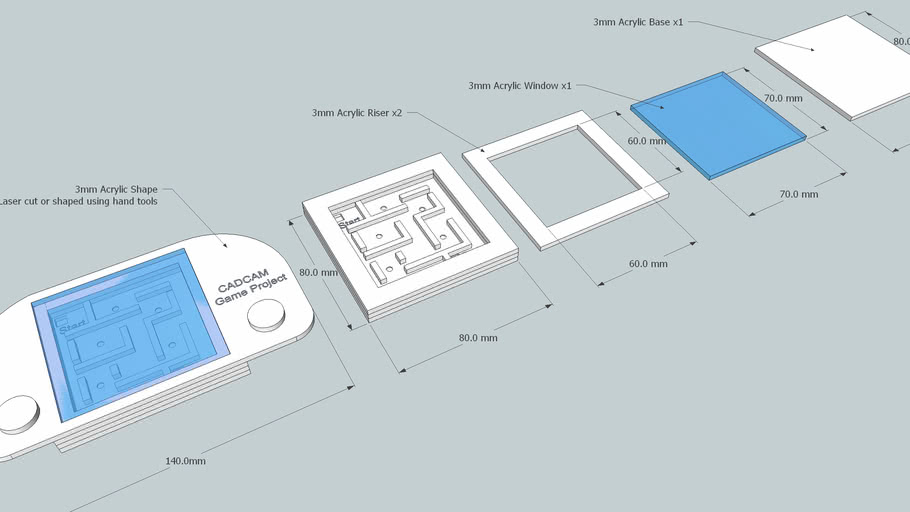 Year 7 Ball Bearing Game 3D Warehouse