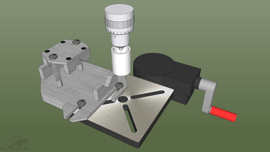 D.I.Y. Drill Press Tubing Notching Tool Ver.2 3D Warehouse