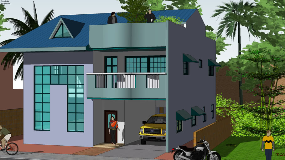 Proposed 2 storey residence located in tagaytay city , Philippines