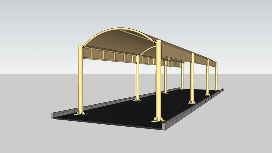 Walkway Shade Model, Shade.