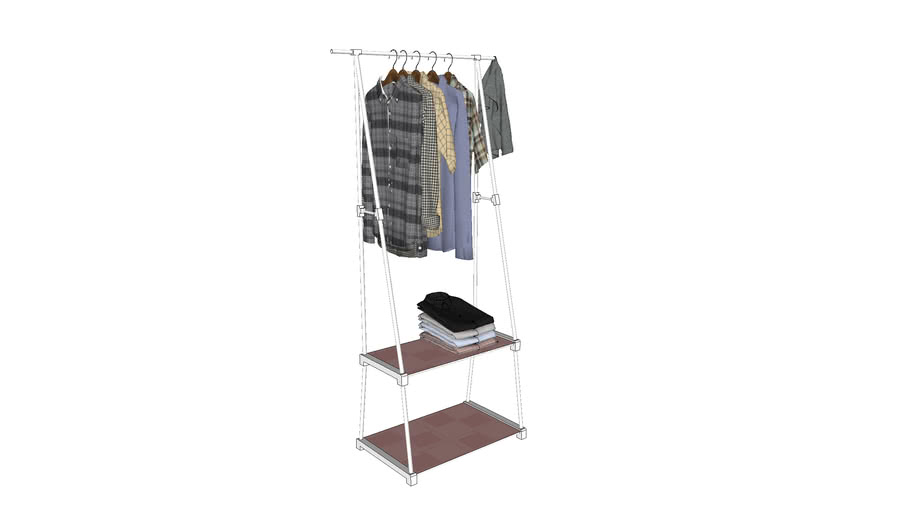 Clothes rack | 3D Warehouse