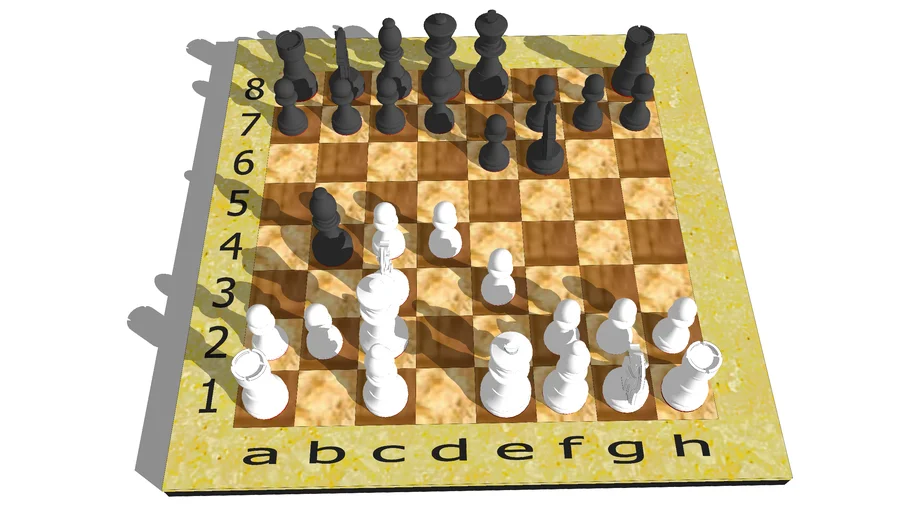 Chess - Semi-closed game opening | 3D Warehouse