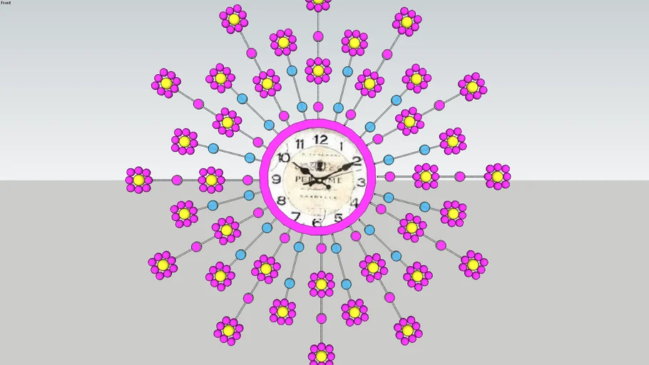 the wall clock 3D Warehouse