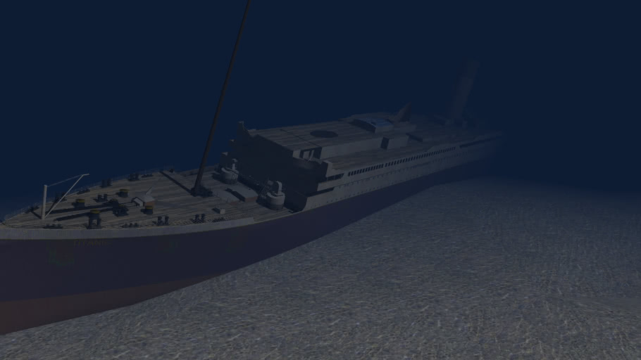 First version of the Titanic Shipwreck | 3D Warehouse