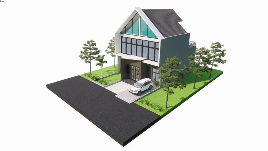 RUMAH SCANDINAVIAN 9 x 15 m