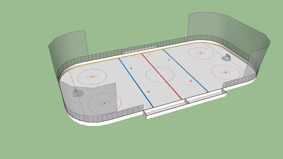Ice Hockey Rink 3D Warehouse