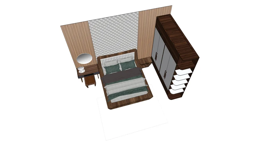 bed set 1 | 3D Warehouse